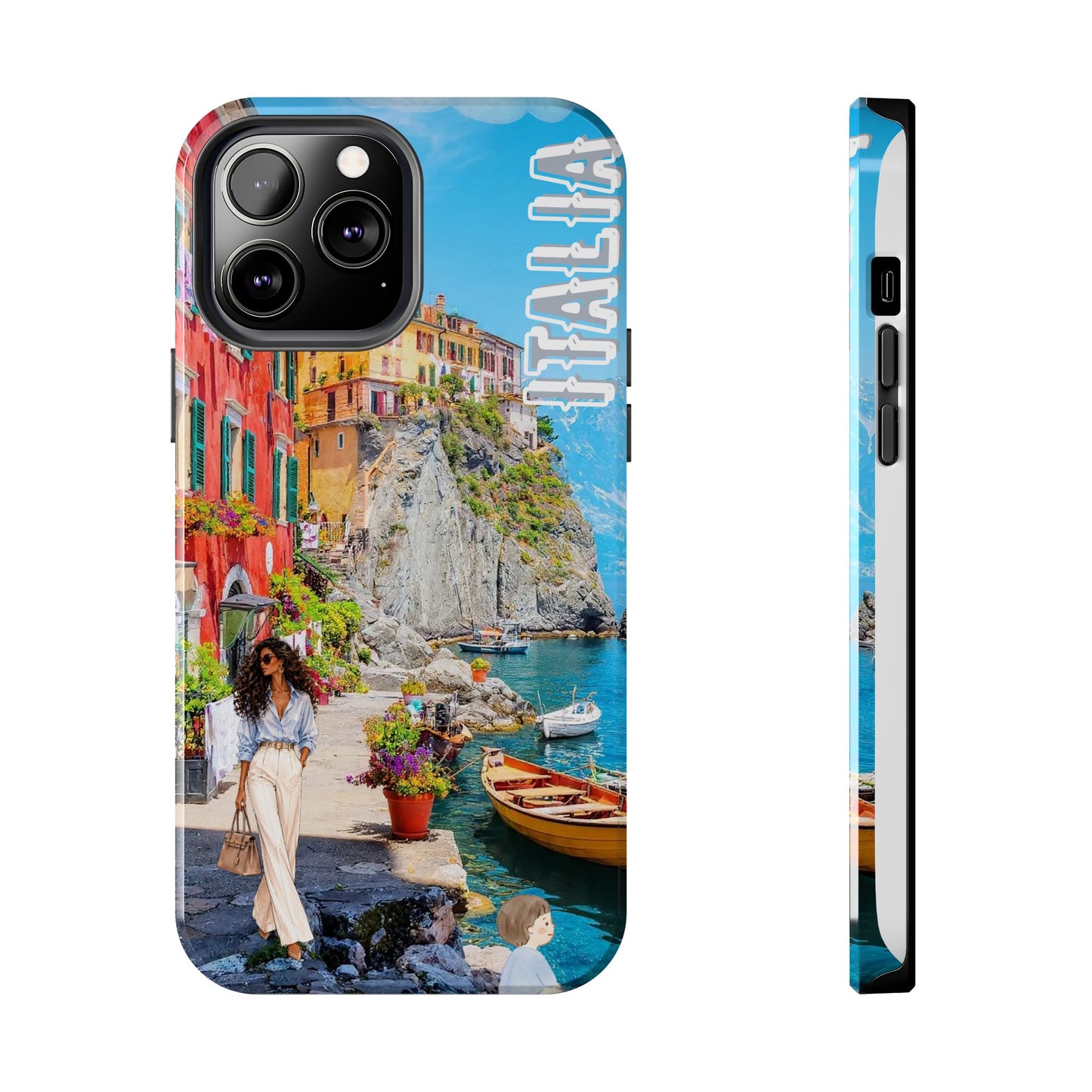 Italy Coastal Phone Case — Scenic Cinque Terre Travel Protective Case