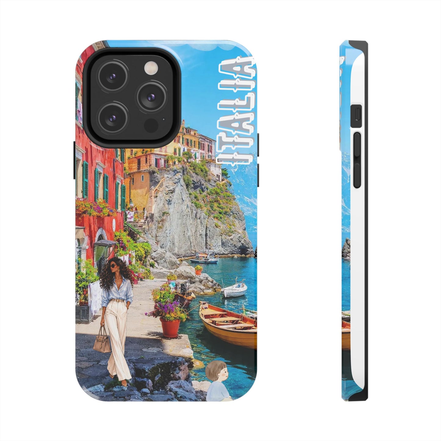 Italy Coastal Phone Case — Scenic Cinque Terre Travel Protective Case