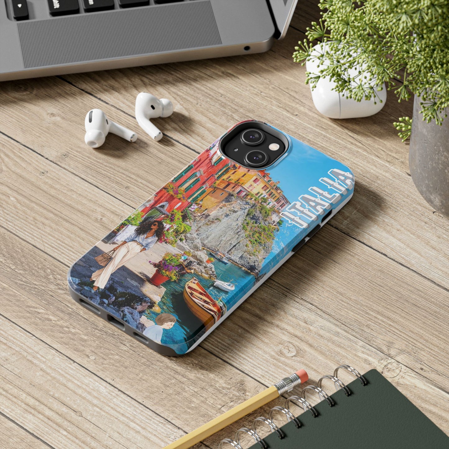 Italy Coastal Phone Case — Scenic Cinque Terre Travel Protective Case