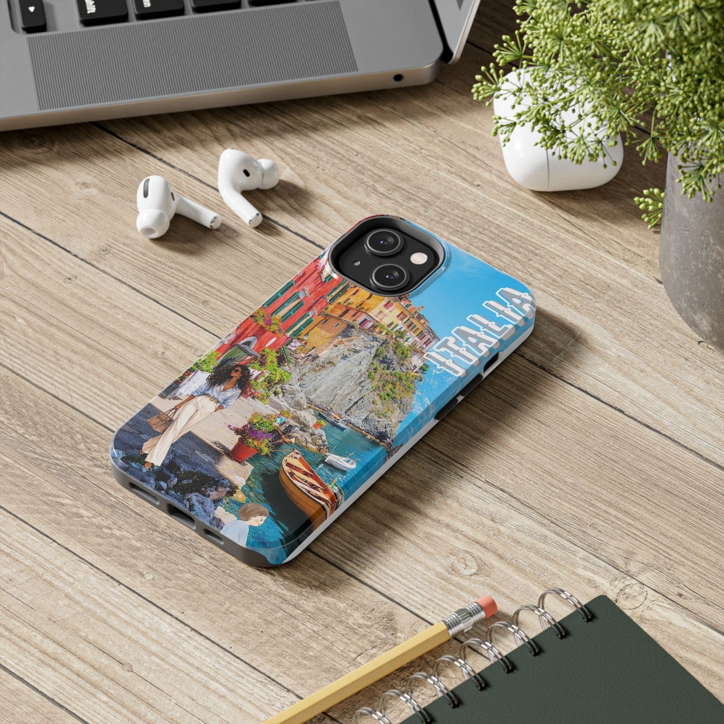 Italy Coastal Phone Case — Scenic Cinque Terre Travel Protective Case