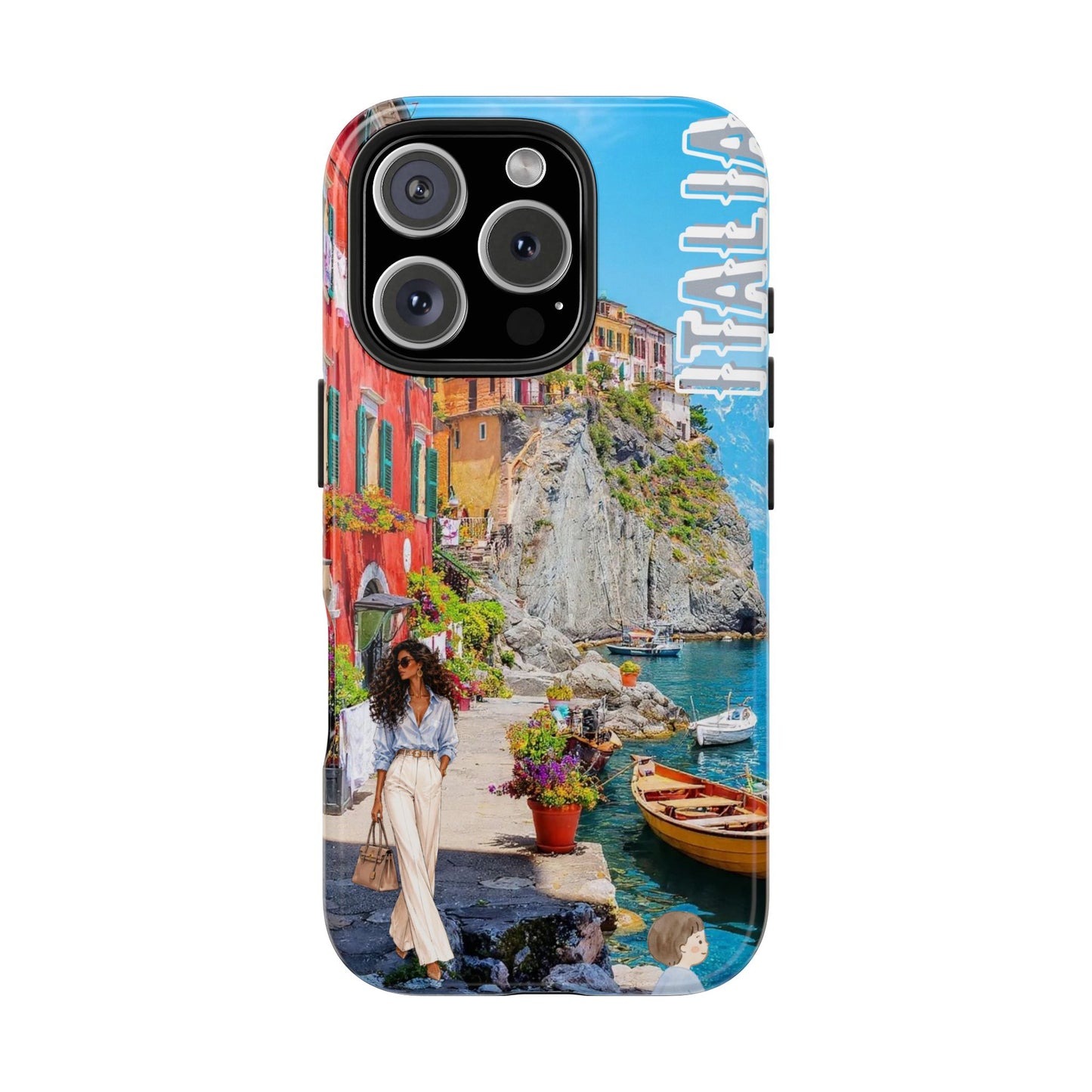 Italy Coastal Phone Case — Scenic Cinque Terre Travel Protective Case