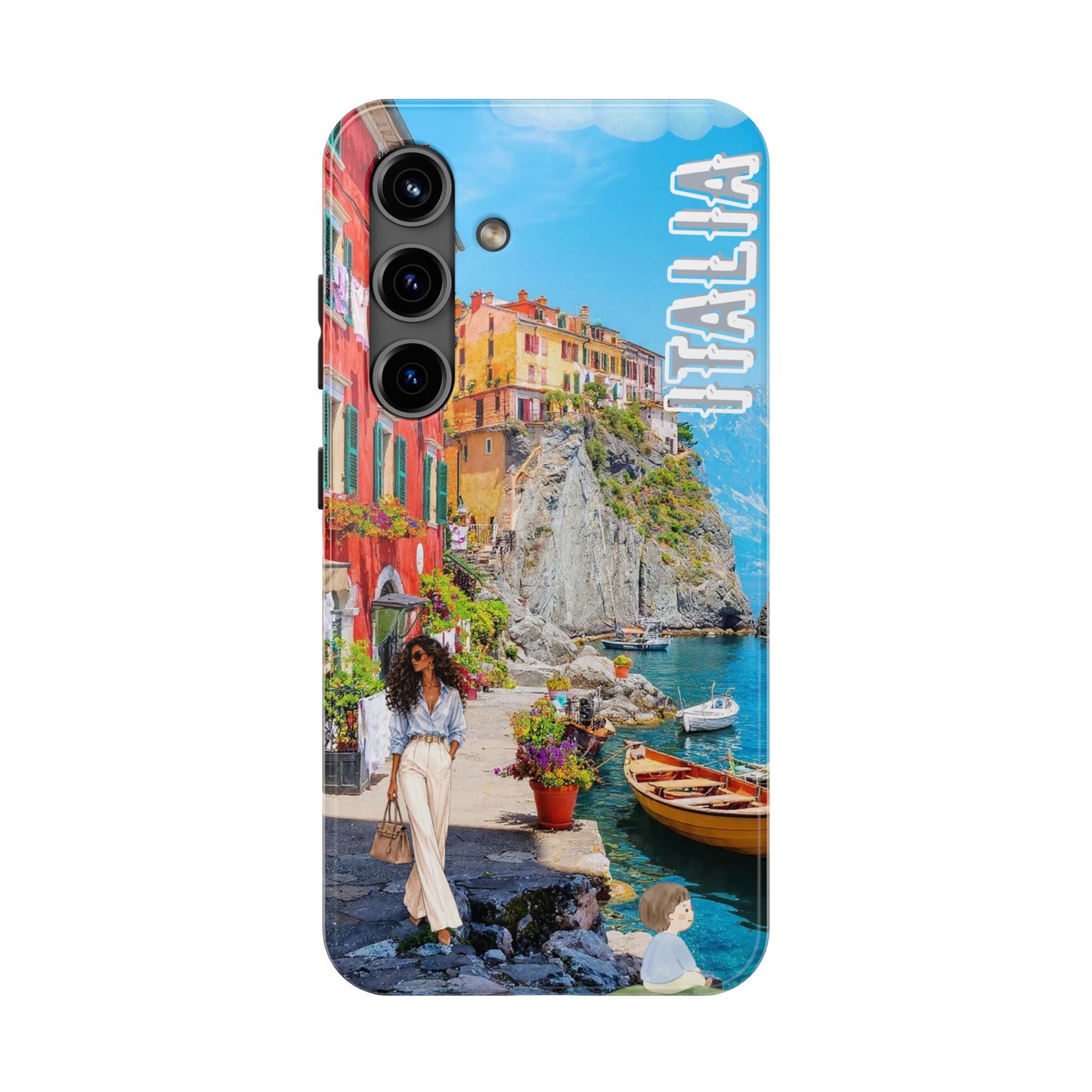 Italy Coastal Phone Case — Scenic Cinque Terre Travel Protective Case
