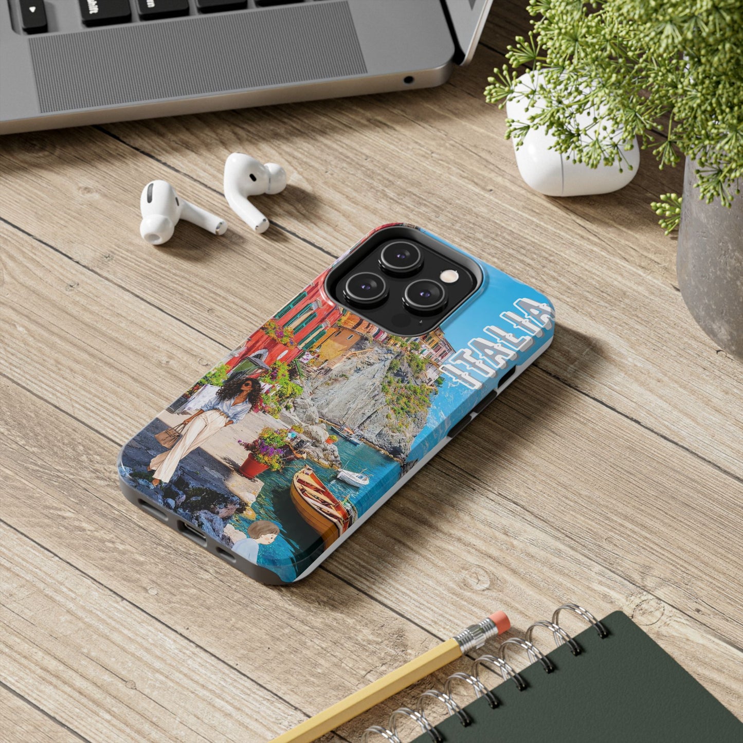 Italy Coastal Phone Case — Scenic Cinque Terre Travel Protective Case