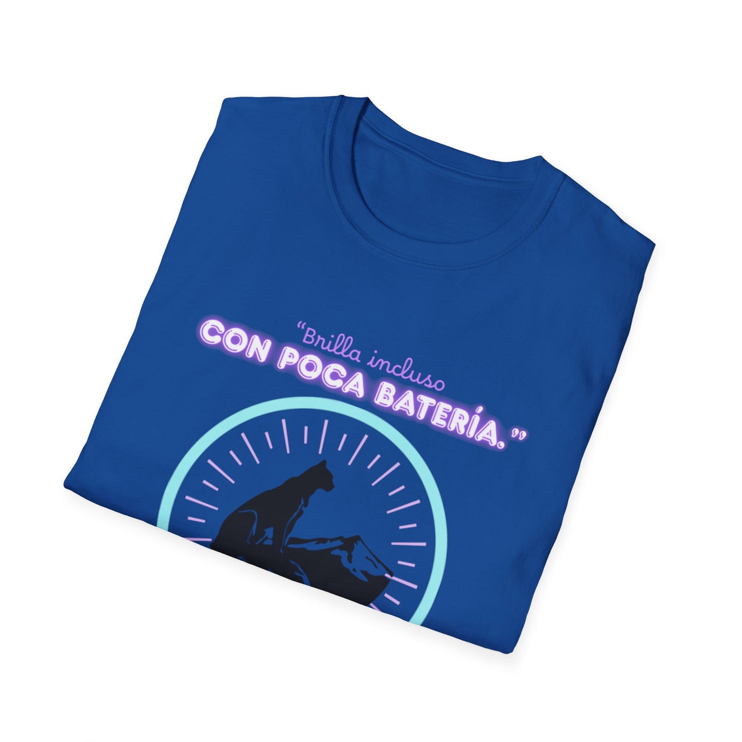 t-shirt Cat Nap Vibes T-Shirt — "Brilla incluso con poca batería" Graphic Tee