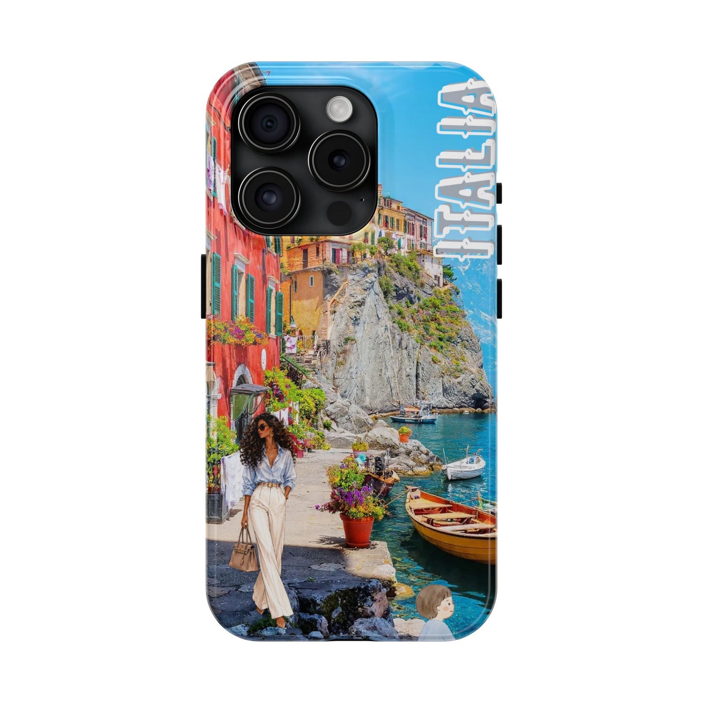 Italy Coastal Phone Case — Scenic Cinque Terre Travel Protective Case