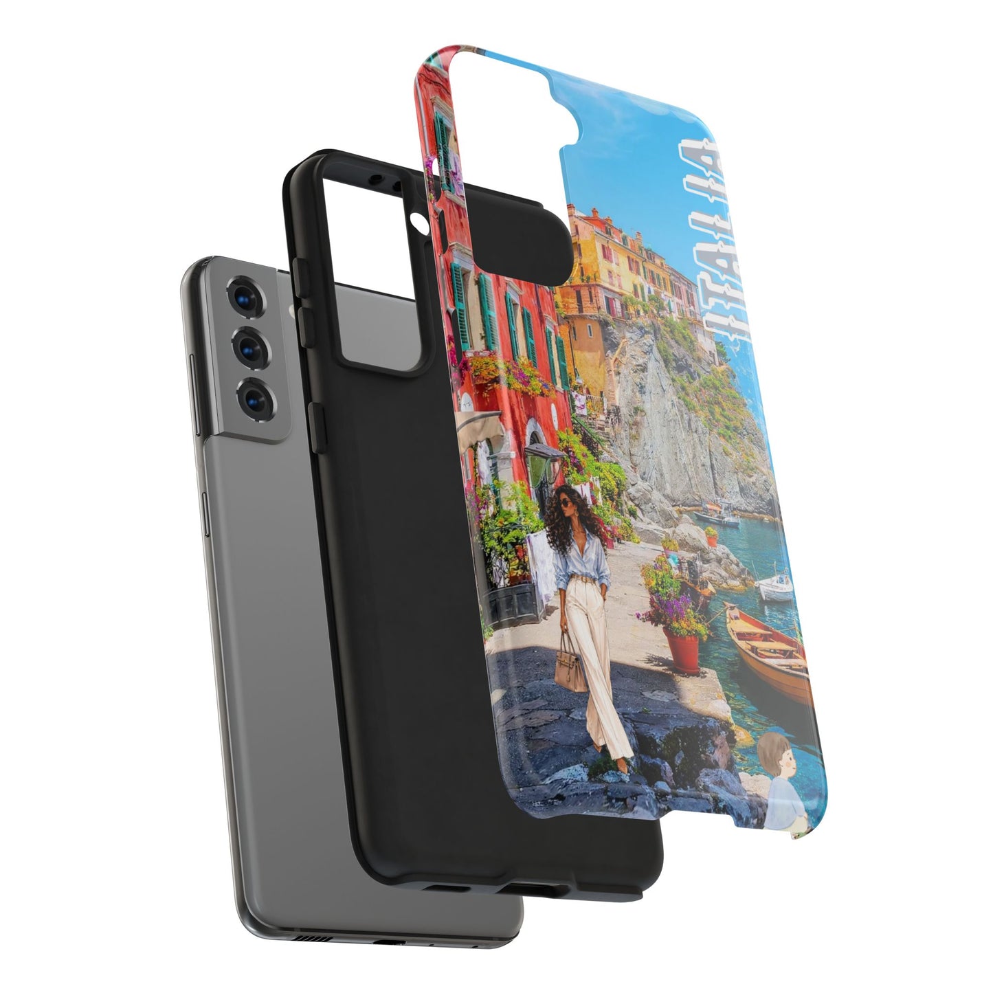 Italy Coastal Phone Case — Scenic Cinque Terre Travel Protective Case