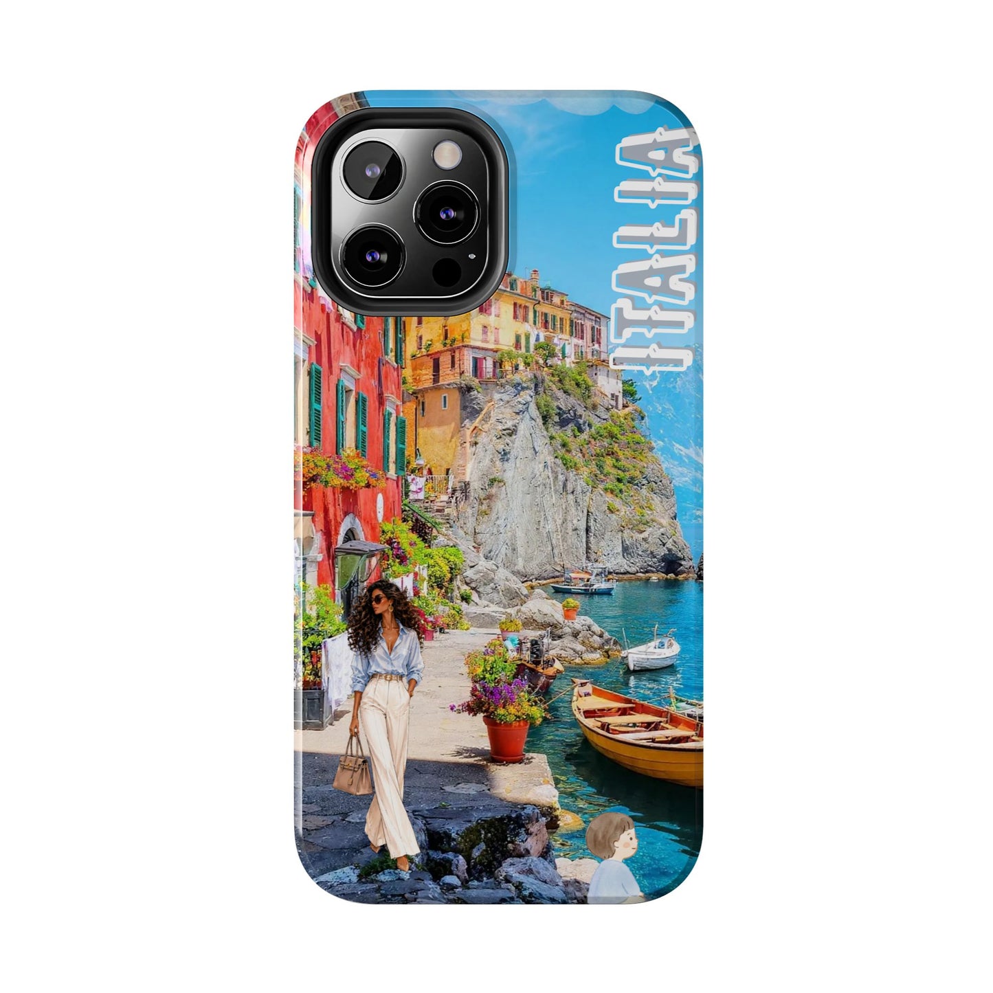 Italy Coastal Phone Case — Scenic Cinque Terre Travel Protective Case