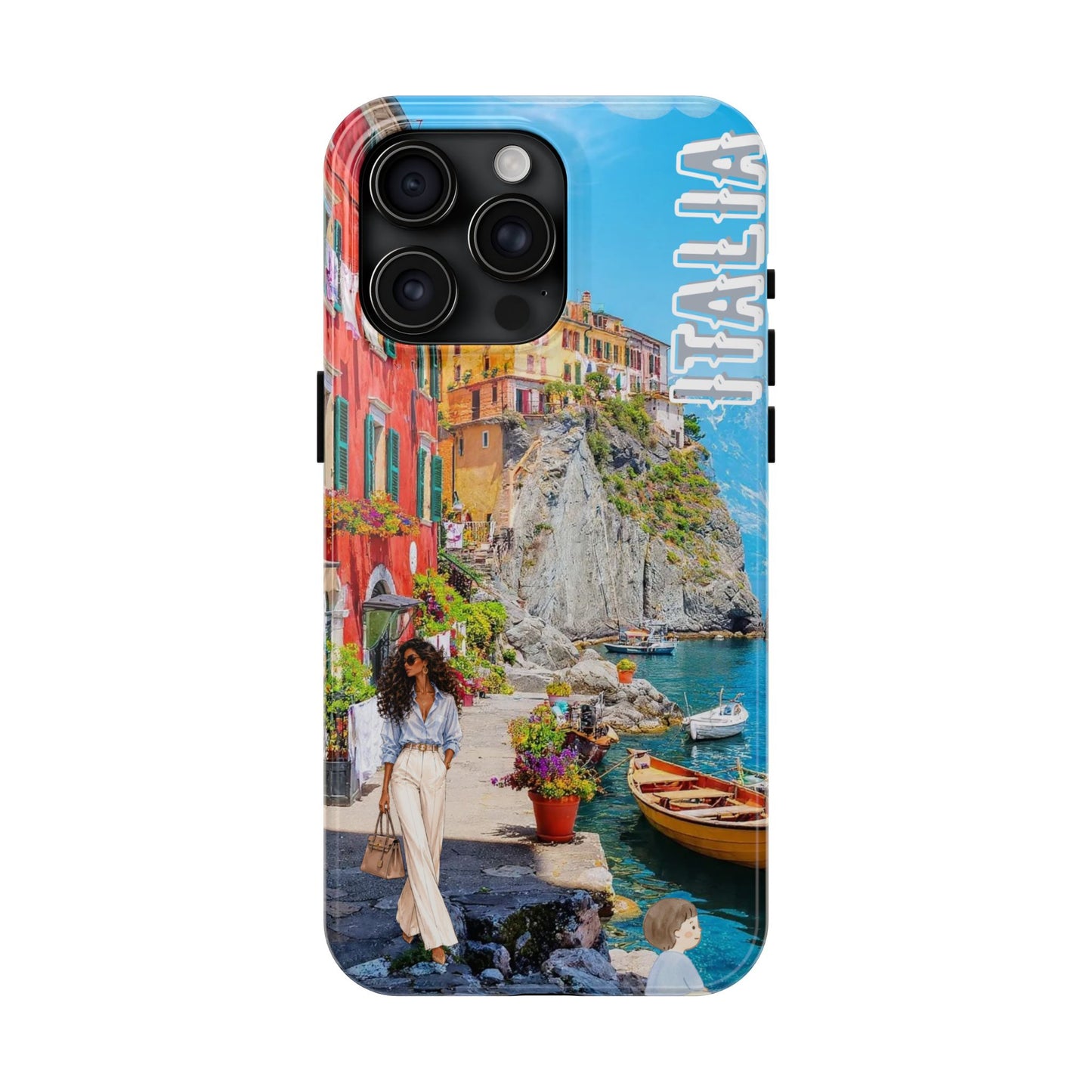 Italy Coastal Phone Case — Scenic Cinque Terre Travel Protective Case