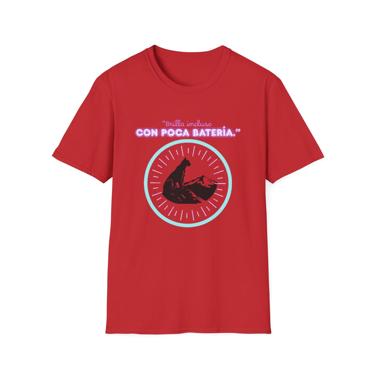 t-shirt Cat Nap Vibes T-Shirt — "Brilla incluso con poca batería" Graphic Tee