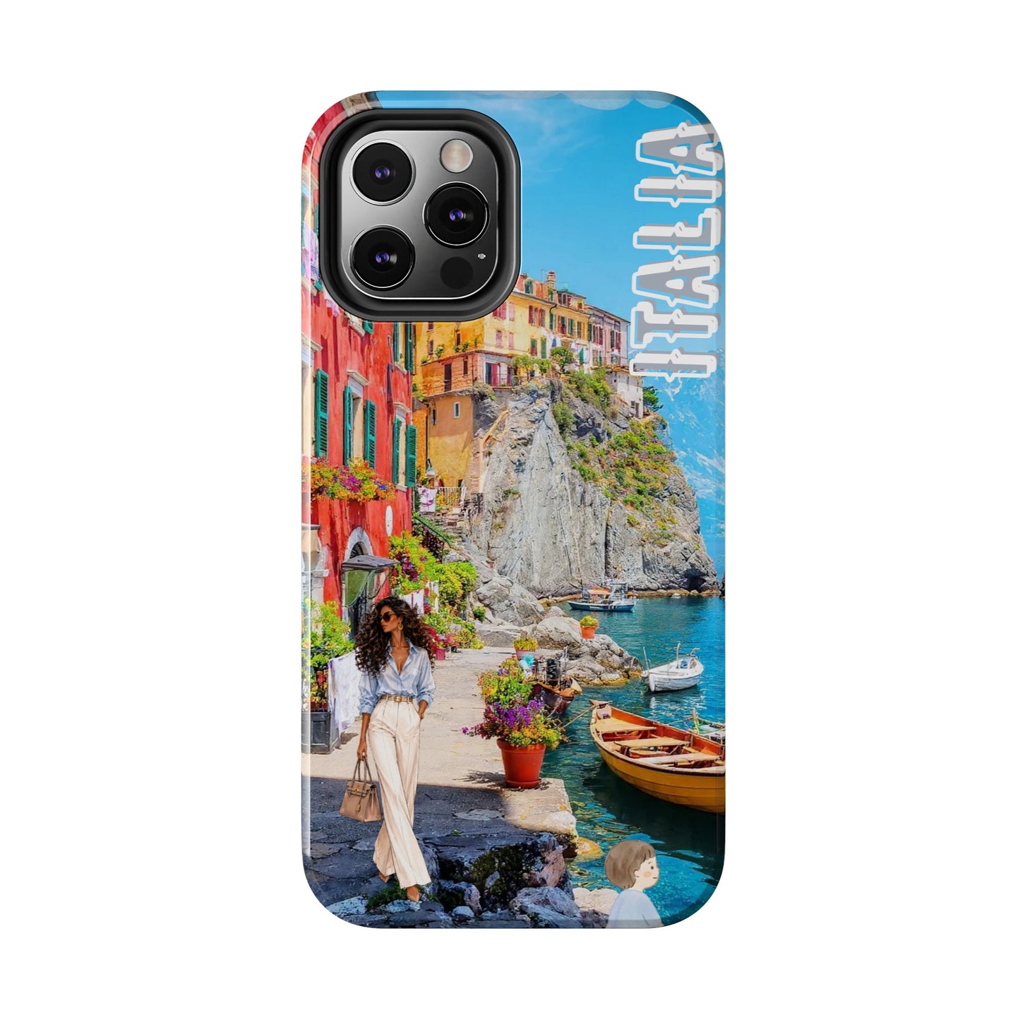 Italy Coastal Phone Case — Scenic Cinque Terre Travel Protective Case