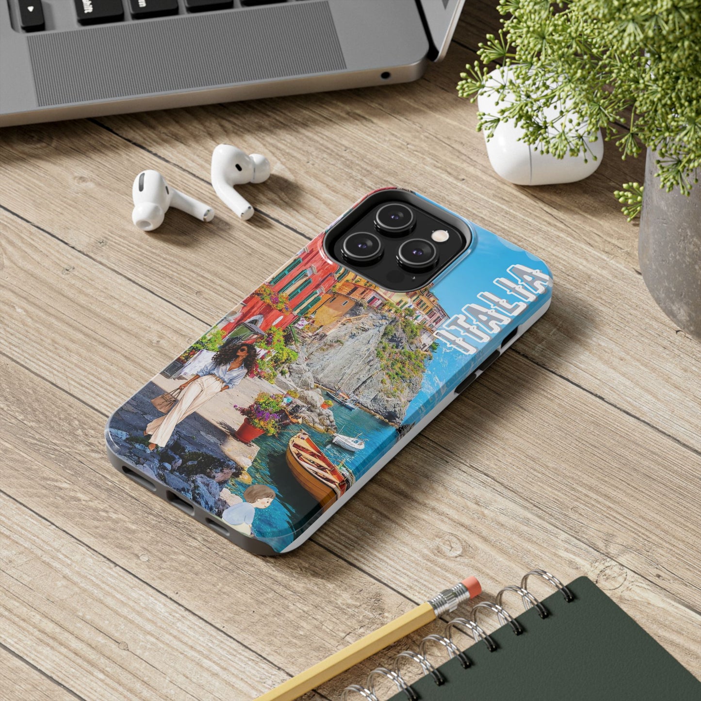 Italy Coastal Phone Case — Scenic Cinque Terre Travel Protective Case