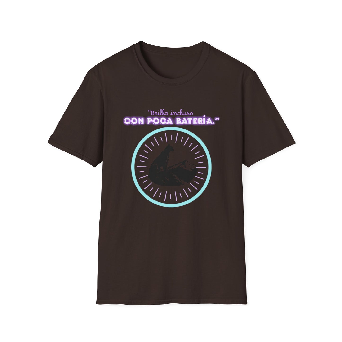 t-shirt Cat Nap Vibes T-Shirt — "Brilla incluso con poca batería" Graphic Tee