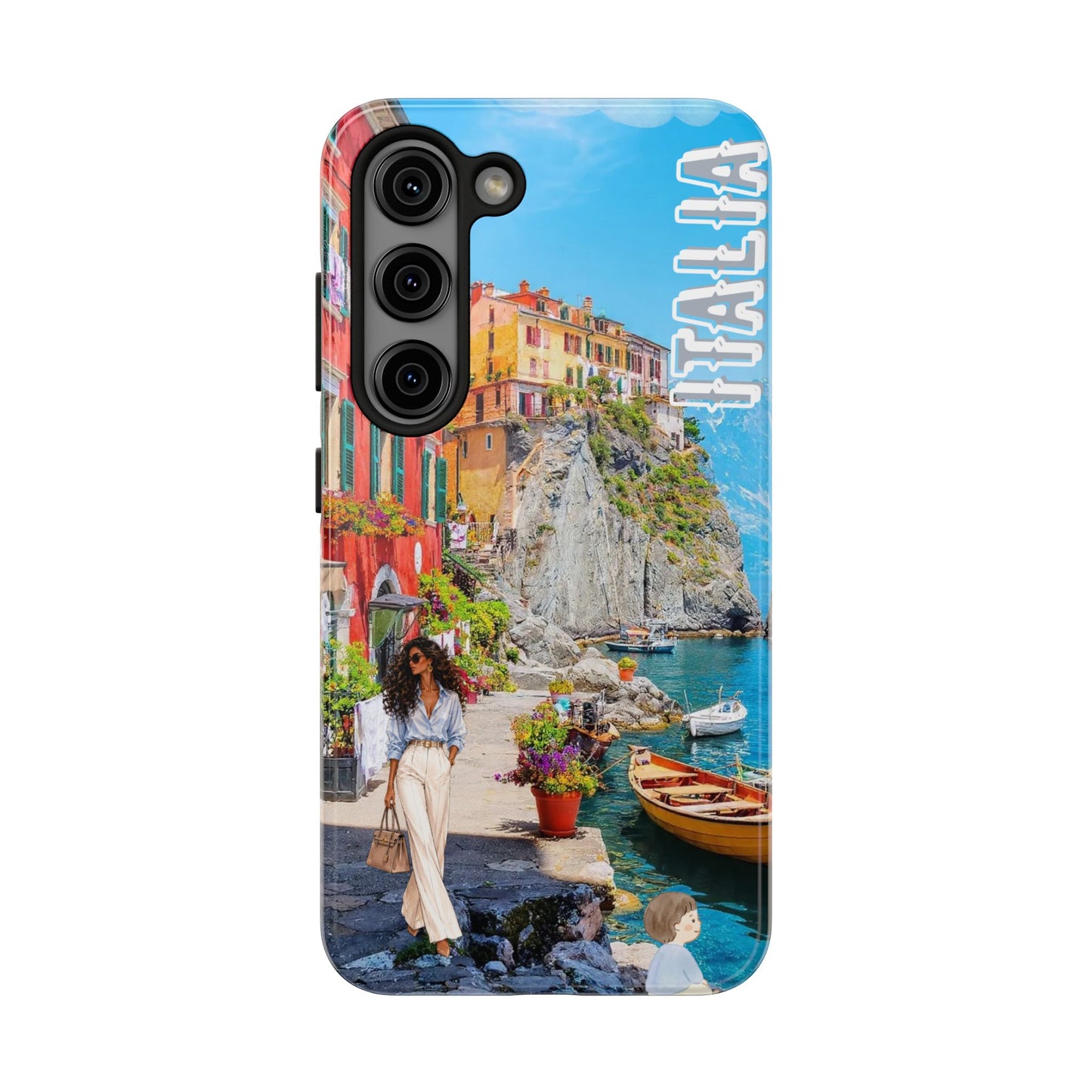 Italy Coastal Phone Case — Scenic Cinque Terre Travel Protective Case
