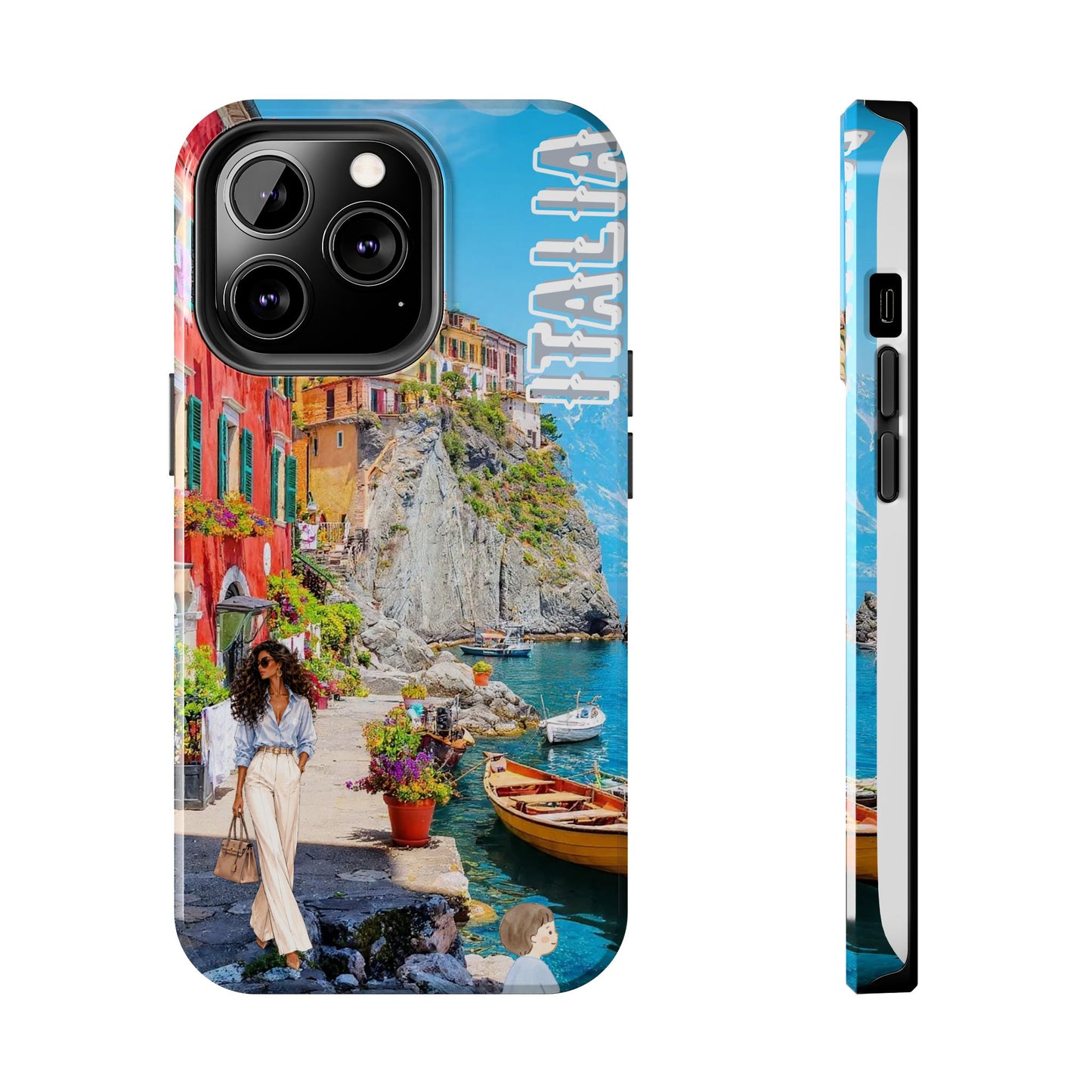 Italy Coastal Phone Case — Scenic Cinque Terre Travel Protective Case