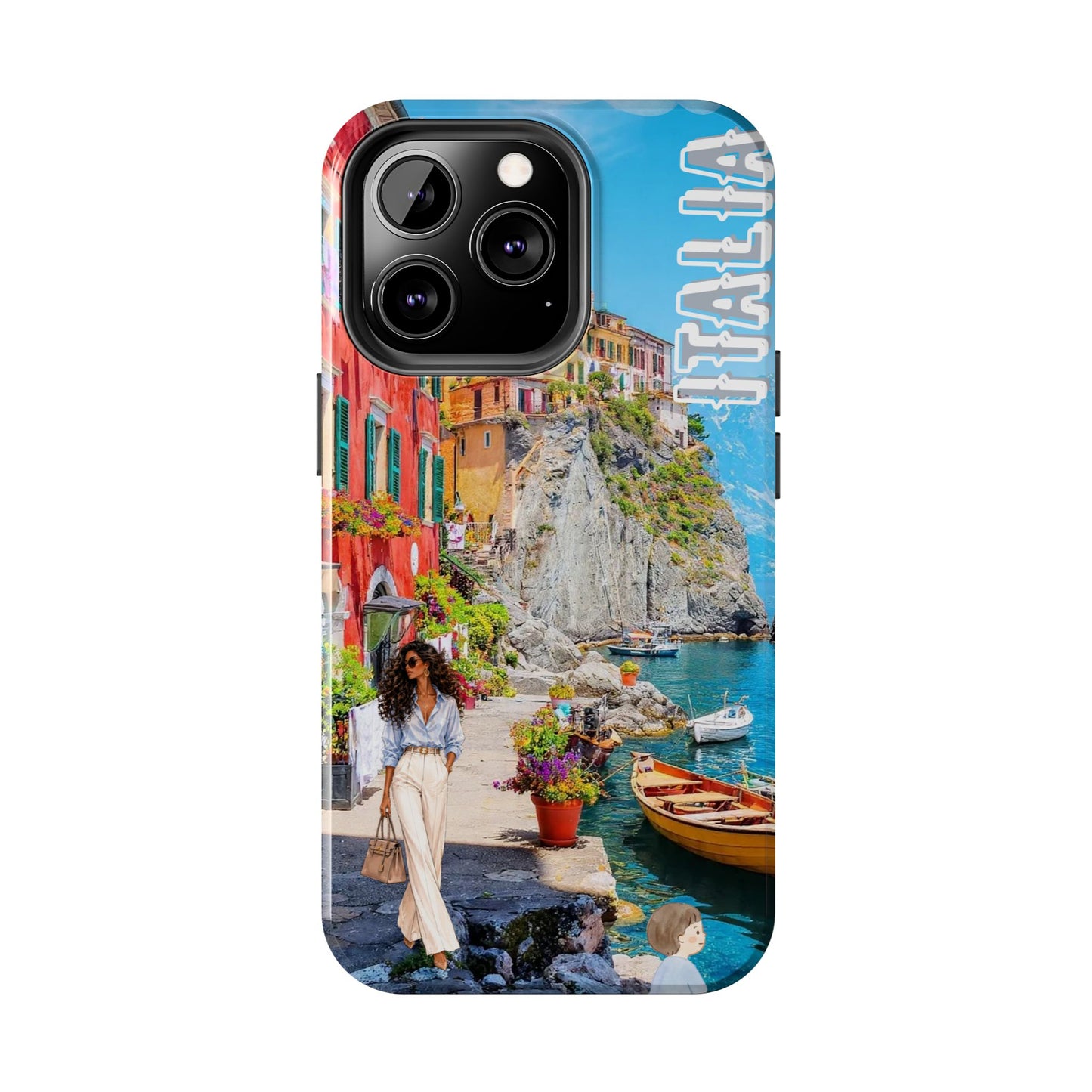Italy Coastal Phone Case — Scenic Cinque Terre Travel Protective Case