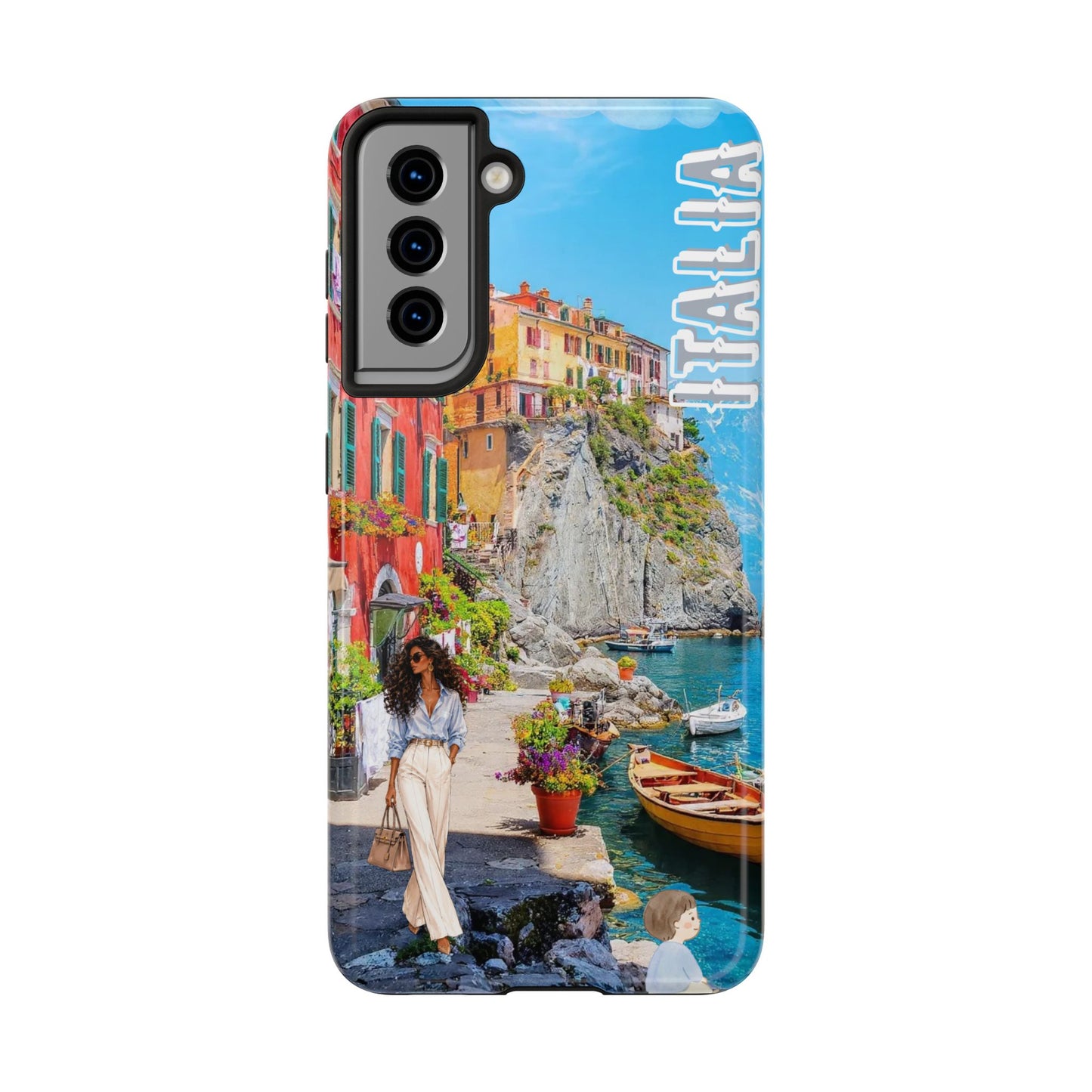 Italy Coastal Phone Case — Scenic Cinque Terre Travel Protective Case