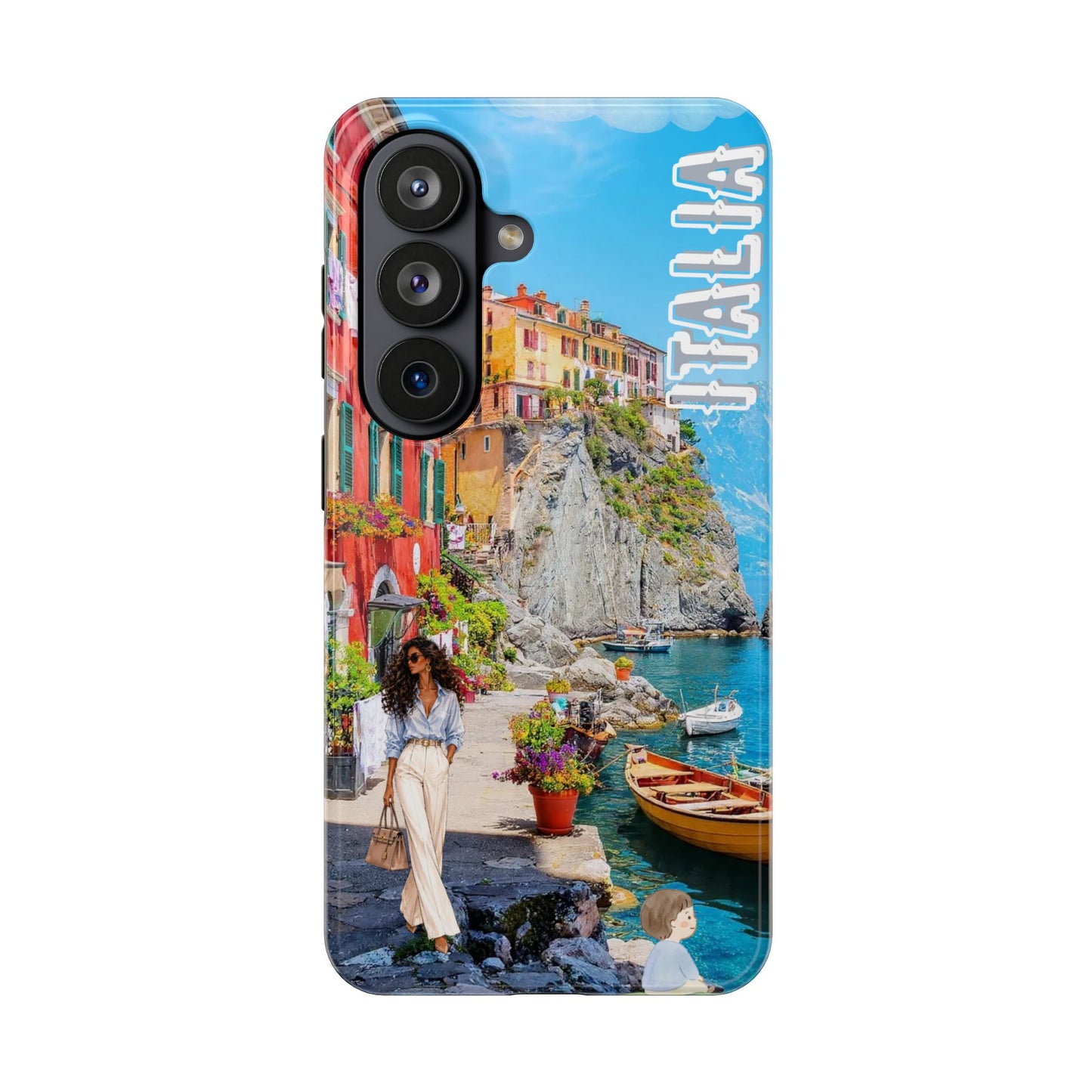 Italy Coastal Phone Case — Scenic Cinque Terre Travel Protective Case