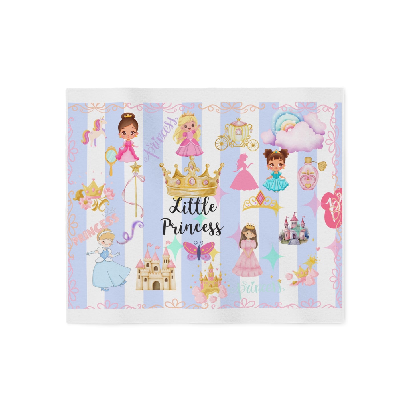 Princess Fairy Tale Blanket Sweatshirt – Kids Cozy Castle & Fairy Princess Throw