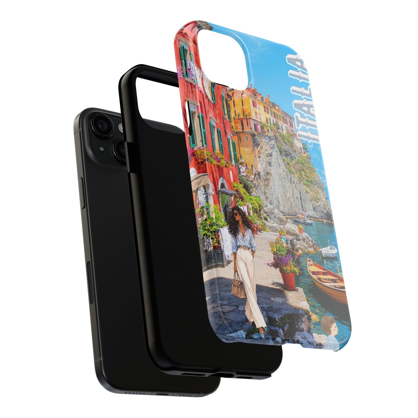 Italy Coastal Phone Case — Scenic Cinque Terre Travel Protective Case