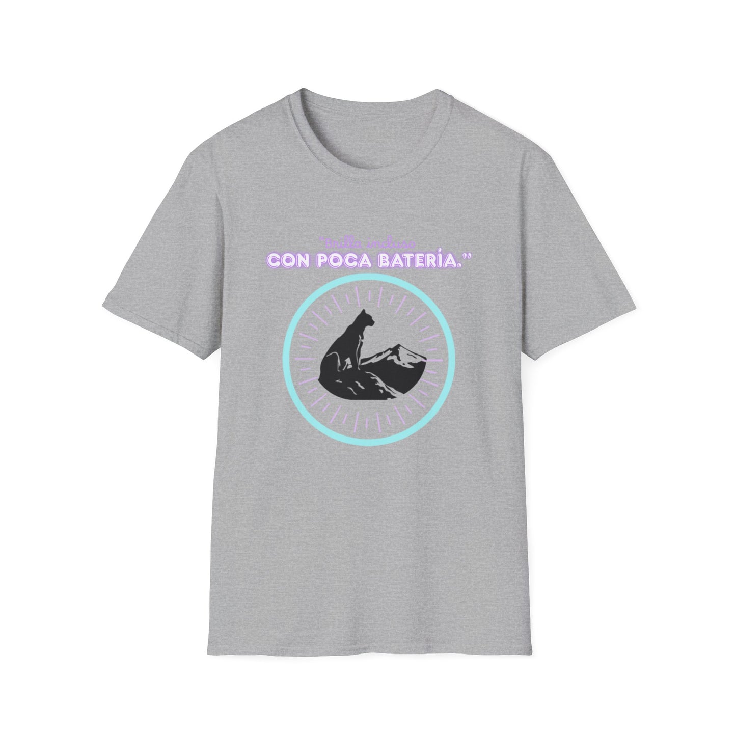 t-shirt Cat Nap Vibes T-Shirt — "Brilla incluso con poca batería" Graphic Tee