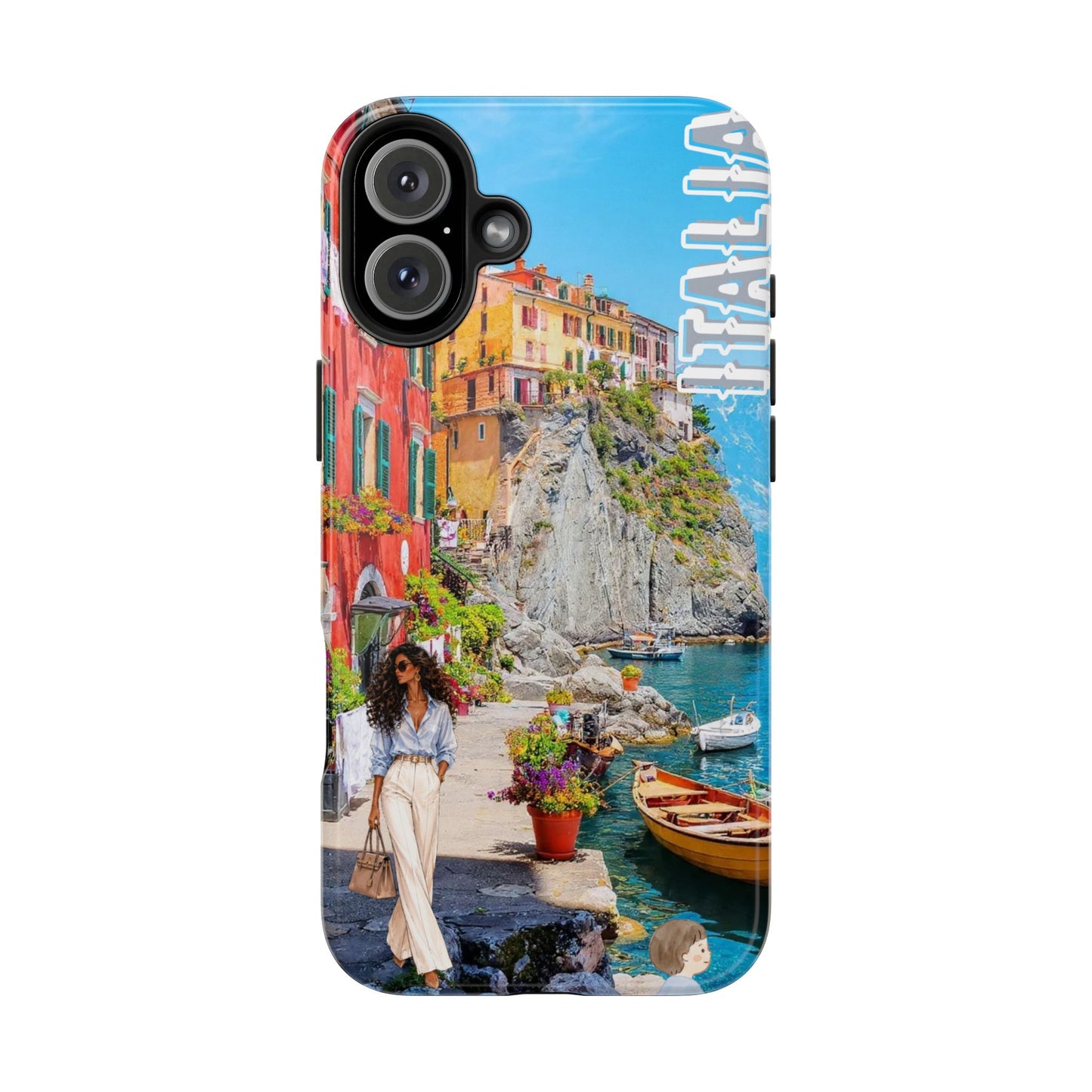 Italy Coastal Phone Case — Scenic Cinque Terre Travel Protective Case