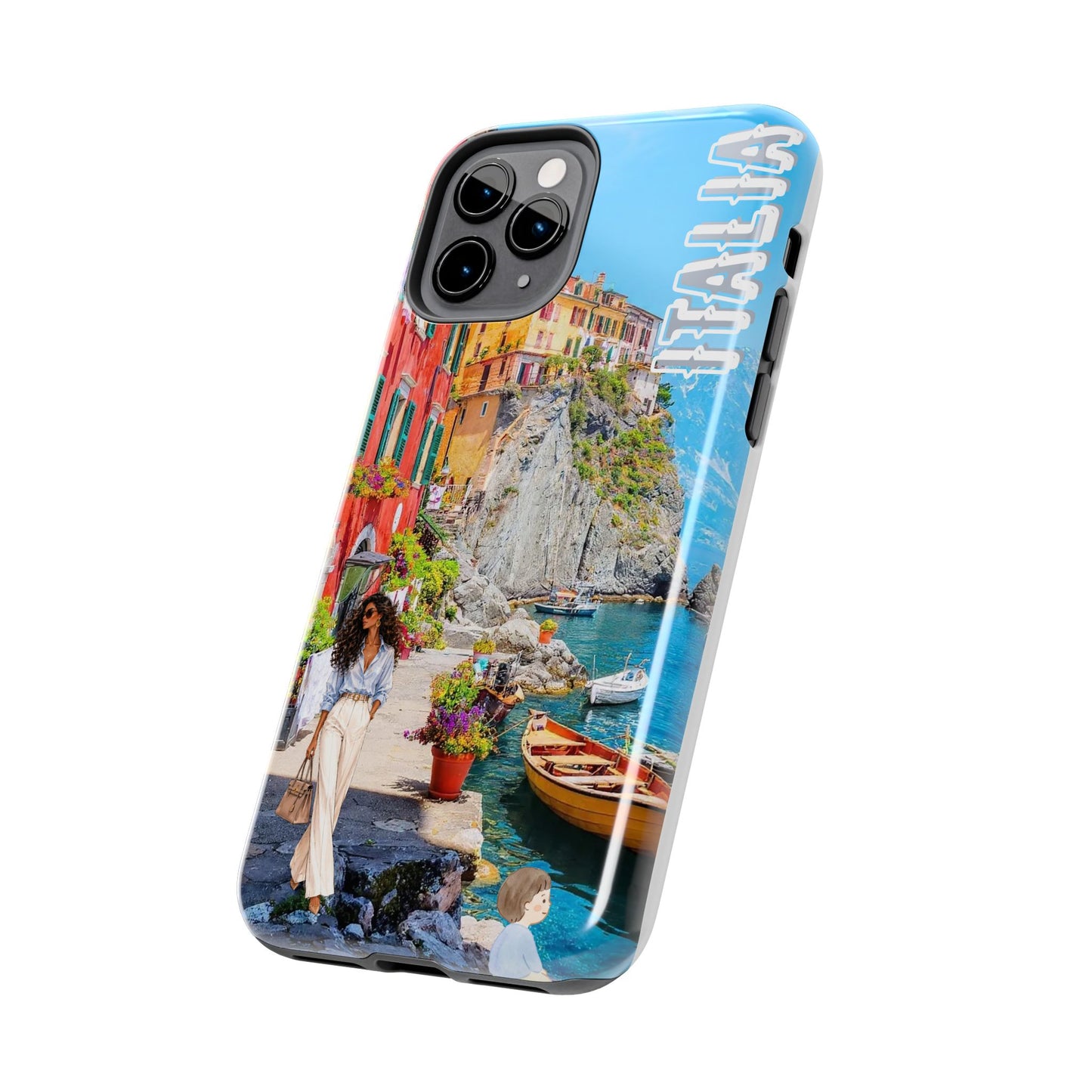 Italy Coastal Phone Case — Scenic Cinque Terre Travel Protective Case