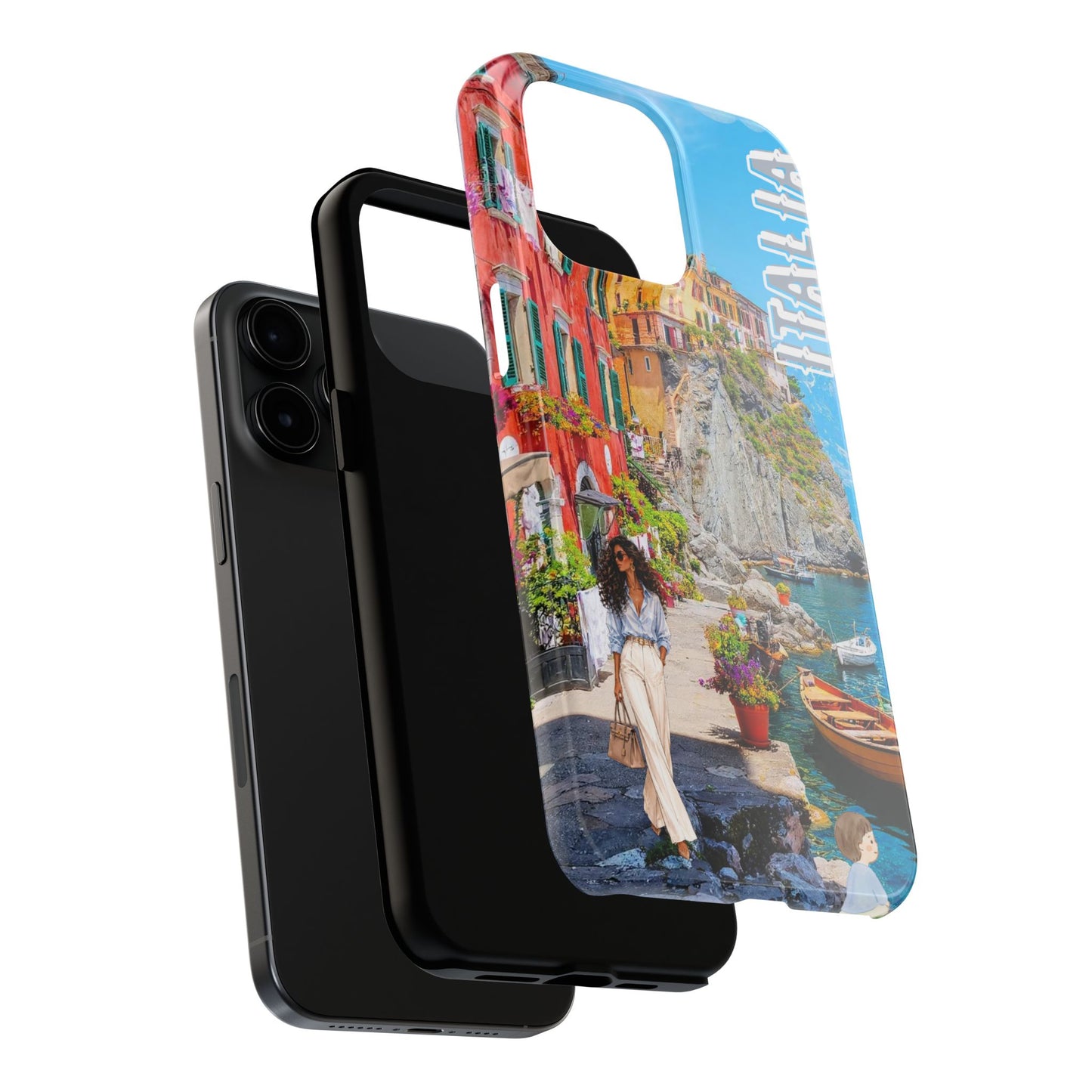 Italy Coastal Phone Case — Scenic Cinque Terre Travel Protective Case