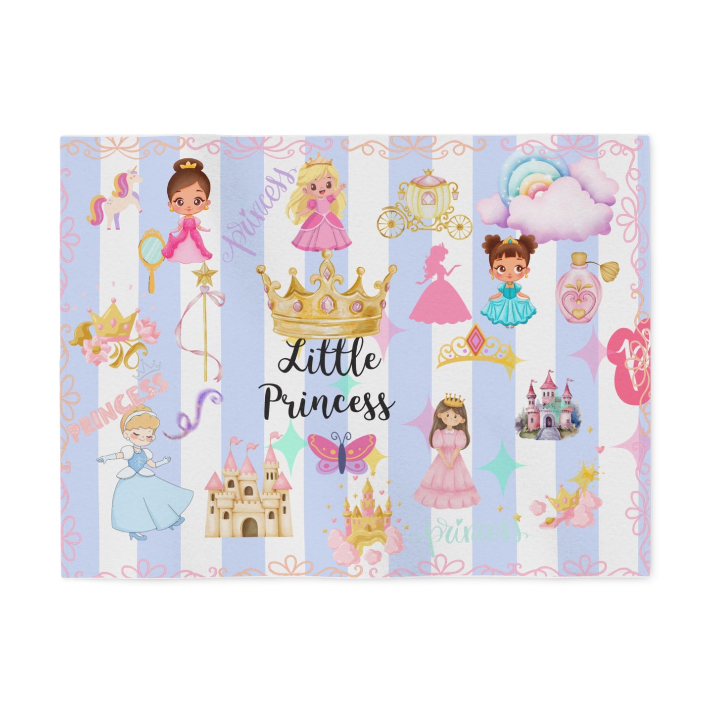 Princess Fairy Tale Blanket Sweatshirt – Kids Cozy Castle & Fairy Princess Throw
